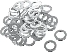 Mudder-engine-76 Mudder 50 Pieces Aluminum Engine Oil Crush Washers 14 Mm Drain Plug Gaskets