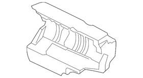 Nissan 14199-3ky0b Genuine Insulator