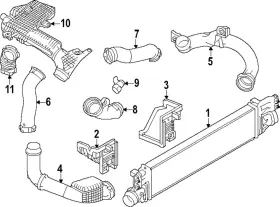 14463-6cb1b Nissan Genuine Inter-cooler Hose