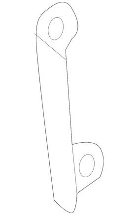 Nissan 14467-1kc0b Genuine Inter-cooler Pipe Bracket