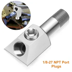 Nsioutlet 655887841552 Oil Pressure Sensor Thread Adapter For Gm/chevy 305/350 Engines 45 And 90 Ports