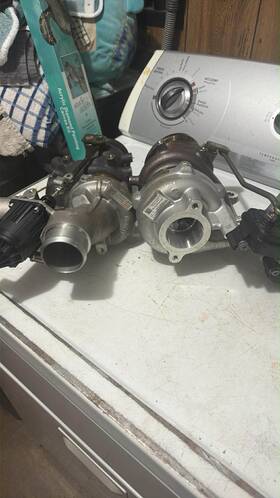 Oem 53039701064 Turbochargers In Great Condition. Both Spin Smooth With No Shaft Play