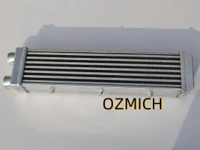 8kuhq4 Ozmich 25x6.8x3.7 Inch Aluminum Bar&plate Turbo 2.0 Universal Fmic Front Mount Intercooler