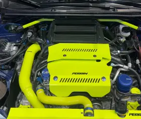 Psp-itr-200ny Perrin Performance Aluminum Charge Pipe Neon Yellow For 2015-2021 Subaru Wrx