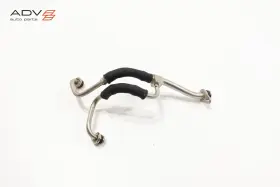 0p2145140 Porsche 2017-2025 Panamera 4.0l Engine Turbocharger Oil Inlet Hose Tube Pipe Oem