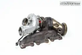 53031015180 Porsche 2015-18 Macan 3.0l Right Side Engine Turbo Turbocharger With Manifold Oem