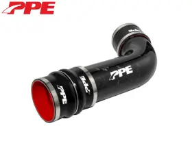 115020070 Ppe Zilla Forged Carbon Fiber Turbo Inlet Tube Kit For 2017-2019 Gm 6.6l Duramax