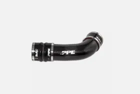 115020160 Ppe Zilla Twill Weaved Carbon Fiber Turbo Inlet Tube For 20-24 Gm 6.6l Duramax