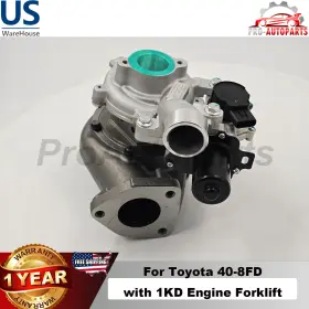 17201-ul010 Pro Autoparts 17201-ul020 Turbo Turbocharger And Solenoid Fits Toyota 1kd Ct16v 40-8fd Forklift