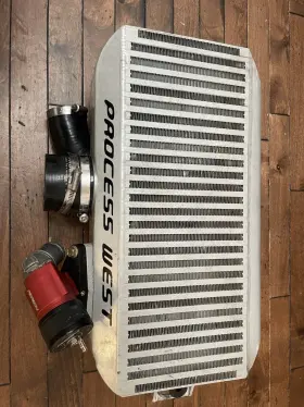 Pwtmic06b Process West Top Mount Intercooler Verticooler For Subaru Wrx 08/14