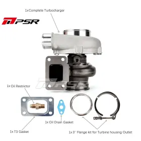 Psr3576 Pulsar Turbo Systems Psr Gen Ii Ball Bearing 0.63a/r T3 Turbine Turbocharger