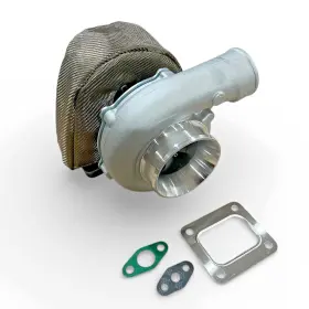 T4turbo0002x Race Hb T70 Turbocharger Turbo T4 3 Inch V-band 500 Hp 0.70 0.81 A/r Heat Blanket