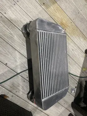 Ic-013 Rev9 Universal V-mount Turbo Intercooler Fmic 25x12x3.5/ 550hp / 2.75 Inch In/out