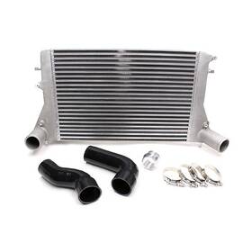 Rev9 Ick-047-black 6 V2 Front Mount Intercooler For Vw Eos 2.0 Tsi 06-14 Version 2 Black Hose