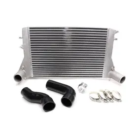 Rev9 Ick-047-black 6 V2 Front Mount Intercooler For Vw Eos 2.0 Tsi 06-14 Version 2 Black Hose