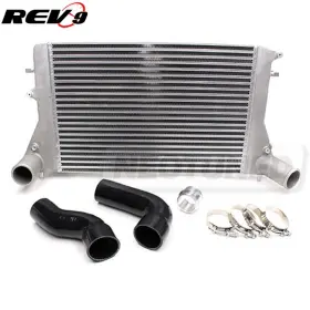 Rev9 Power Ick-047-black 2 Front Mount Intercooler Kit Version Black Hose For Audi Tt 8j 1.8/2.0 Tsi