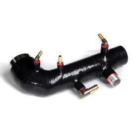 Rev9 Sh-002-black 4 Black Silicone Turbo Induction Hose Kit For 2004-2006 Subaru Baja Ej25