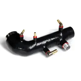 Rev9 Sh-002-black 4 Black Silicone Turbo Induction Hose Kit For 2004-2006 Subaru Baja Ej25