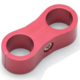 654300 Russell Hose Separator 2 -6 An 3/8 Inch Ports Red Anodized Finish Sold
