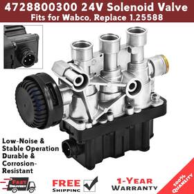 Sctdktech 4728800300 New 24v Ecas Solenoid Valve Replace 1.25588 For Wabco 294160555a
