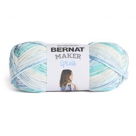 Spinrite 057355560161 Bernat Maker Splash Yarn-teal Print - 5a002z48-1h1b1