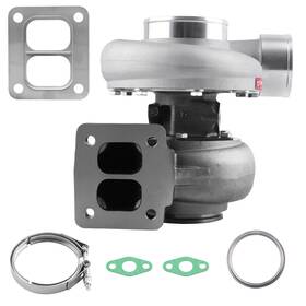 Stabber Xi6bky Gt45 Turbo Universal T4 V-band Turbine 1.05 A/r 77.6 Trim Flank Milled Billet