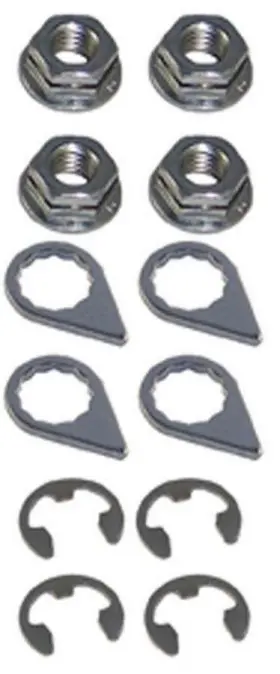 3950 Stage 8 Fasteners Turbo Locking Nut Kit - Fits 8mm X 1.25 4