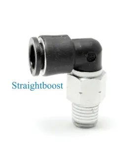 16elbow Straightboost 1/16elbow Push To Connect Elbow 90 Fitting 1/4 Inch Od X 1/16 Npt Male Boost/vacuum Aeromotive