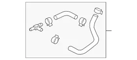 22684aa190 Subaru Genuine Air Hose