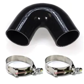 4500-2 System1 Designs 4630 S1d 3 Inch U Silicone Coupler 135 Degree Turbo Pipe With T-bolt Clamps