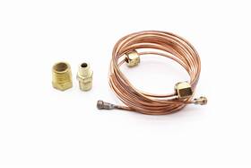 Takpart Tkus-10479 72 Inch Copper Line Tubing Mechanical Oil Pressure Gauge Install Kit With Black