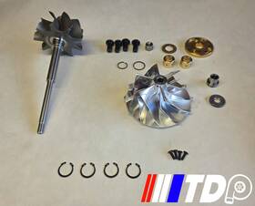 Tdp Tdp1450-060-755 00-04 Lb7 Duramax 6.6 Rebuild Kit With Upgrade Billet Wheel And 9 Blade Turbine