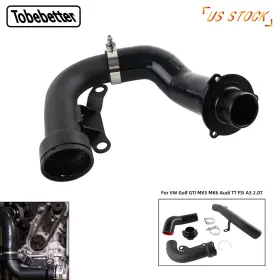 Exp004-bk Tobebetter Turbo Discharge Pipe Conversion Kit For Audi Tt Fsi A3 2.0t Vw Golf Gti Mk5/mk6