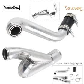 Exp006-sl Tobebetter 2 Inch Aluminum Turbo Outlet Charge Pipe Kit For Bmw 335i 335is N54 3.0l 2007-2013