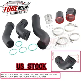 Icp014-bk Tobebetter For Bmw N20 N26 2.0l 128i 228i 320i 328i 12-18 420i 428i 13-16 Charge Boost Pipe