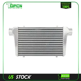 Top183271 Topcnautop Universal Aluminium Turbo Intercooler For 18 Inch X12 X2.5 Front