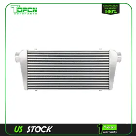 Top183276 Topcnautop Universal Aluminium Turbo Intercooler For 24 Inch 12 4 Front