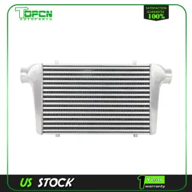 Top183279 Topcnautop Universal Aluminium Turbo Intercooler For 18 Inch X2.75 X11.75 Front