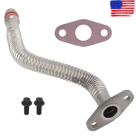 5135786ab Topgearsltd 3970875 Turbo Oil Return Drain Line Tube Fits For Dodge 5.9l Diesel