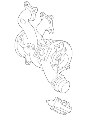 17201-waa08 Toyota Genuine Turbocharger
