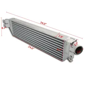 A-02ocb0001abk Transmotor2014 Fit For Vw Golf Mk5 Mk6 Gti Fsi Jetta 2.0t A3 Aluminum Turbo Front Intercooler