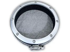 Traa11g02m89  Tucool Racing 3.5 Inch Turbo Inlet Grill Protector Guard Turbocharge Screen Mesh Air Filter