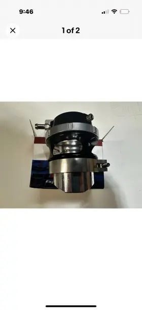 Ts-0204-1102 Turbosmart Race Port 50mm Bov Black Blow Off Valve V-band