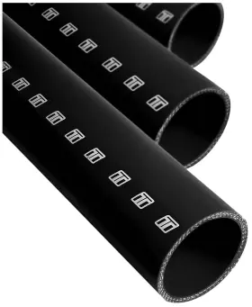 Ts-hs225610-bk Turbosmart Multi Layered Straight Silicone Hose 2.25 Inch Id X 24in - Black