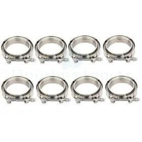 Ut83164ma272te Ultimate-components 8 X 3.5 Inch Universal Zinc Plated Iron V-band Turbo Pipe Exhaust Flange Clamp