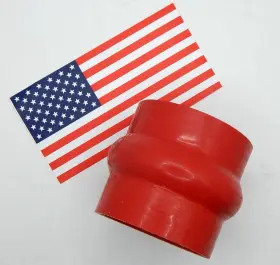 4046 Usa Made 3.5 Inch 89 90mm Turbo Intercooler Cold Air Hi Pressure Temp Bulb Coupler 4 Ply