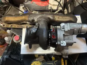 N55-stg1 Vargas Es# 3449449 Mfg# N55 Stage 1 Turbo With Manifold And Oil Lines 425whp
