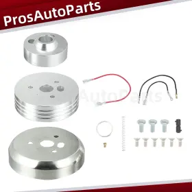 A01-56p Vehito 5 And 6 Hole Steering Wheel Polished Hub Adapter Flaming River Ididit Gm Chevy