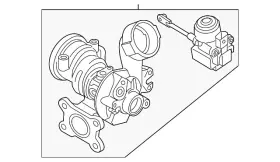 04e-145-721-g Volkswagen Genuine Turbocharger