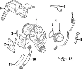 06q-145-778-d Volkswagen Genuine 2022-2024 - Oil Inlet Tube